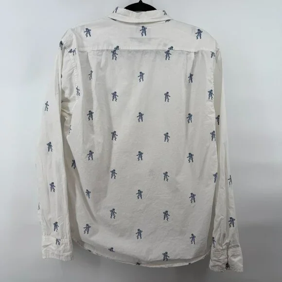 Bonobos Long Sleeve Button Down Astronaut L - Picture 7 of 7